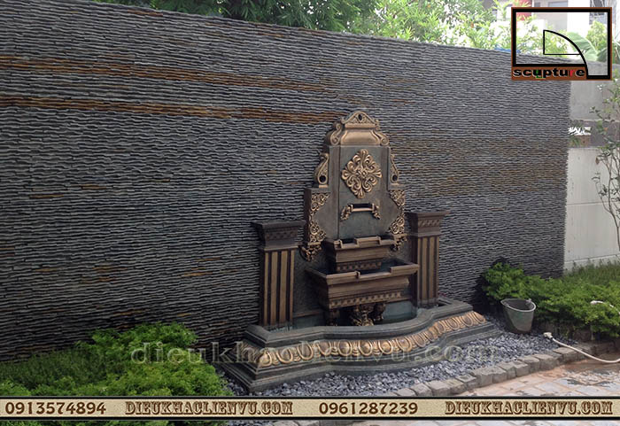 Thiết kế, thi c&ocirc;ng đ&agrave;i phun nước s&acirc;n vườn đẹp